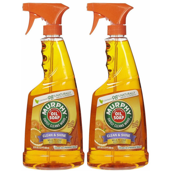 Murphy Oil Multi-Use Wood Cleaner Spray with Orange Oil - 22 oz - 2 pk