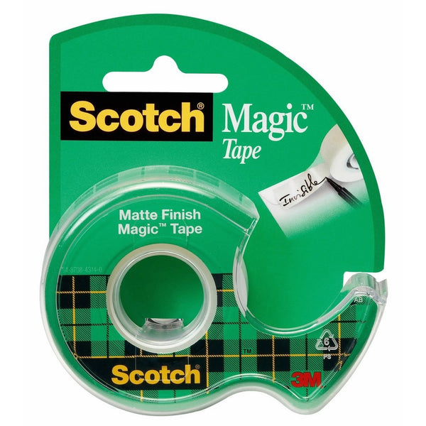 Scotch Magic Tape with Dispenser, 3/4 x 650 Inches (122)