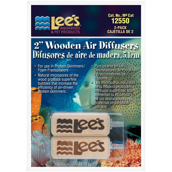 Lee's 2-Inch Wooden Air Diffuser, 2-Pack