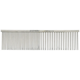 Resco Professional Anti-Static Best Dog, Cat, Pet Comb for Grooming, Med / Coarse Tooth Spacing, 1.5" Pin Length
