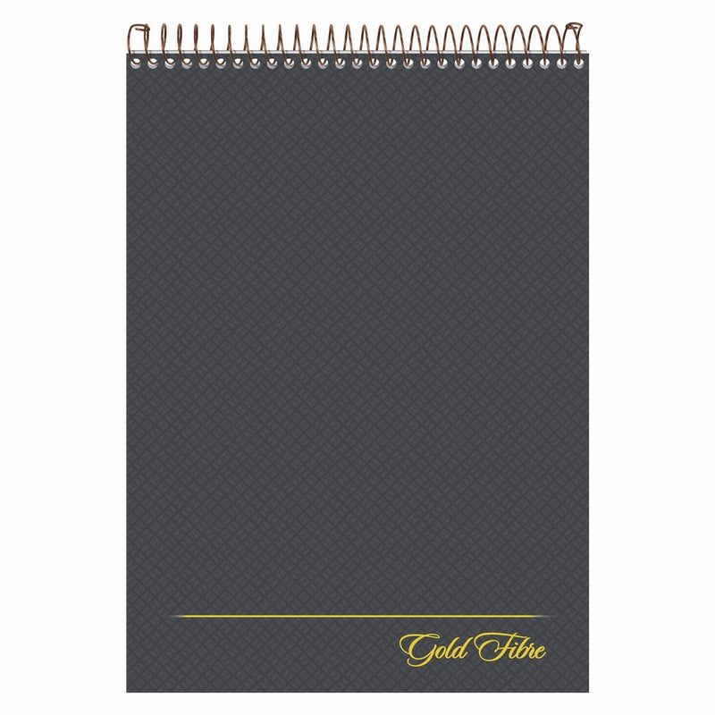 Ampad 20-813R Gold Fibre , WireboundPad, Size 8-1/2x11-3/4, Legal Ruling With Numbered Spaces, Name & Date