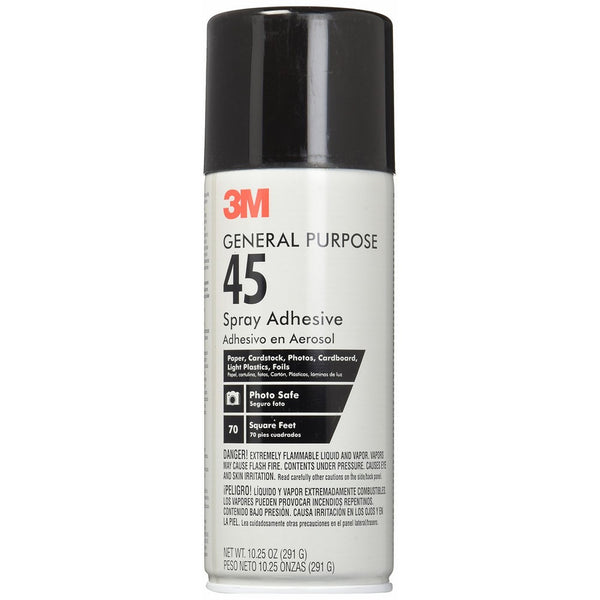 3M General Purpose 45 Spray Adhesive, 10-1/4-Ounce