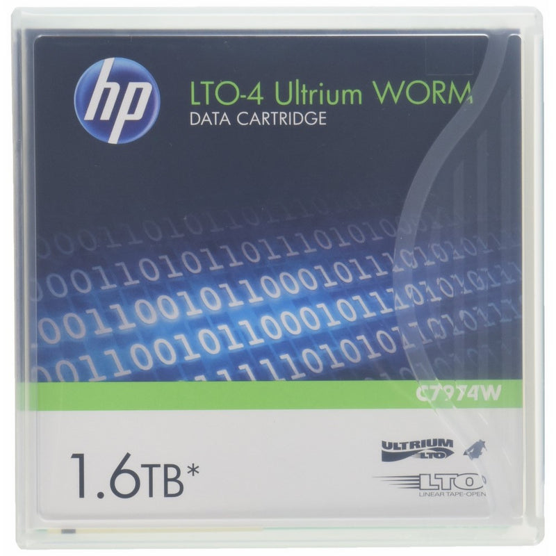 HP Hewlett Packard LTO4 Ultrium Worm Data Tape Cartridge (C7974W)