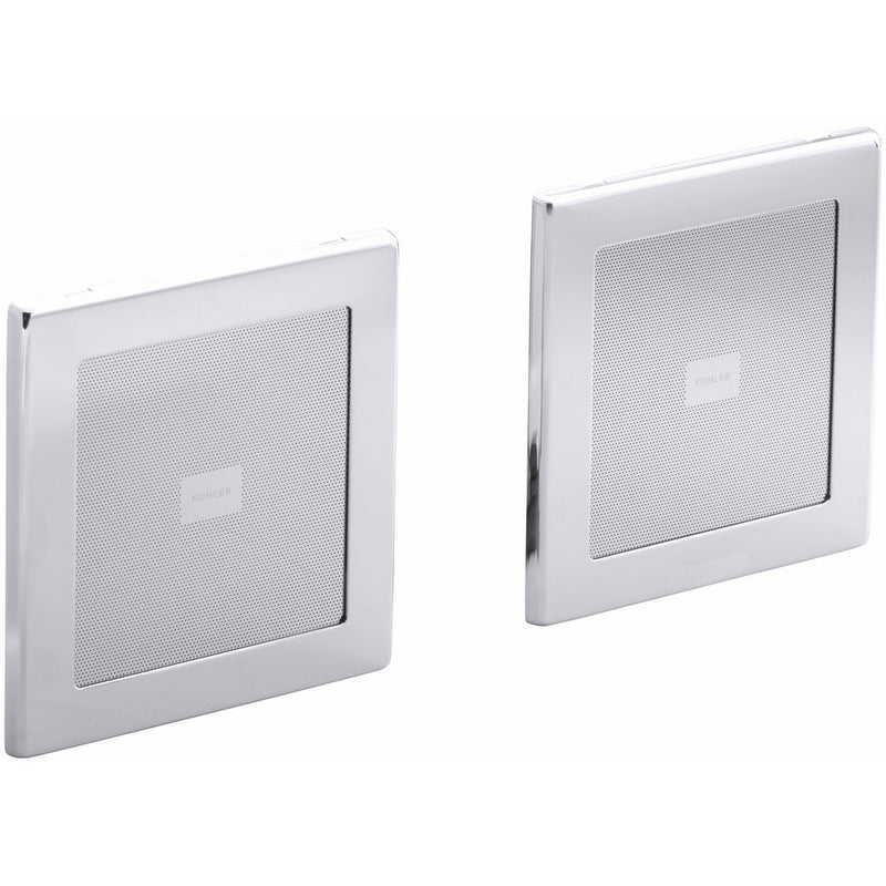 KOHLER K-8033-CP Soundtile Speakers(Pair of Speakers), Polished Chrome