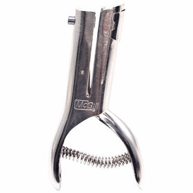 McGill Utility #300 Series Heavy Duty 1/8" Round Single Hole Punch, 20-Sheet Capacity, Nickel-Plated Steel (MCG301)