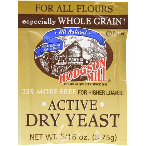 Hodgson Mills Active Dry Yeast, 9 Gram (Pack of 48)