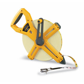 Komelon 6633 Open Reel Fiberglass Tape Measure, 300-Feet