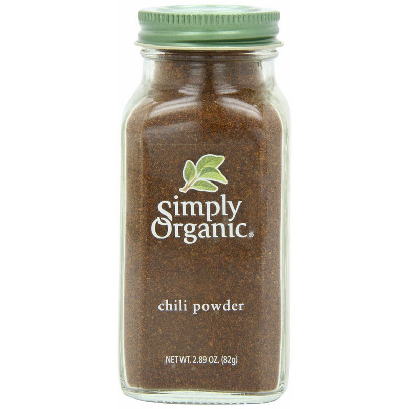 Simply Organic Chili Powder Certified Organic, 2.89-Ounce Container