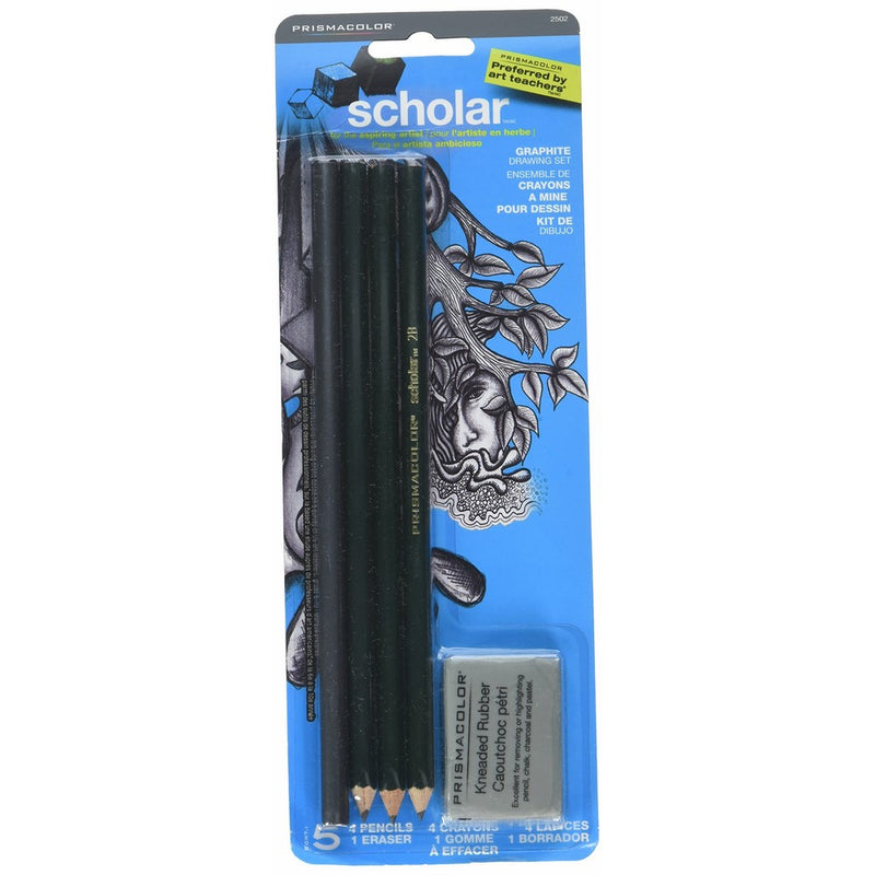 Prismacolor Design Drawing Pencil Set, 4 Pencils, 1 Eraser (2502)