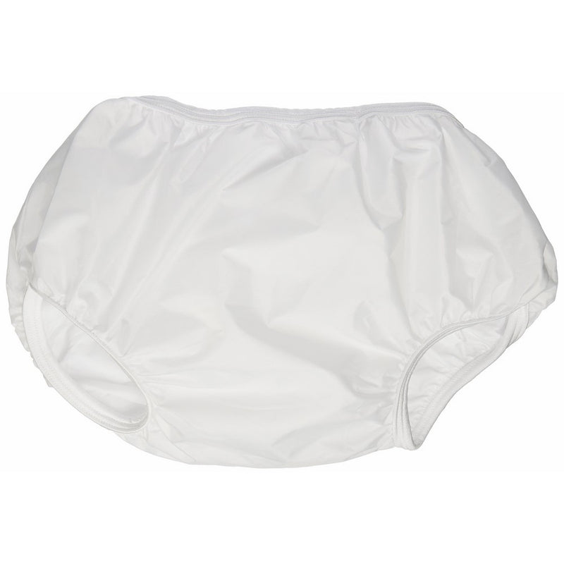 Dappi Waterproof 100% Nylon Diaper Pants, 2 Pack, White, Large