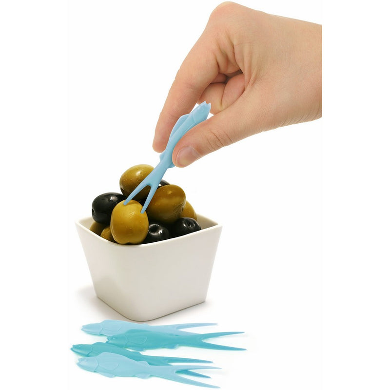 Fred FISH STIX Party Picks, Set of 24