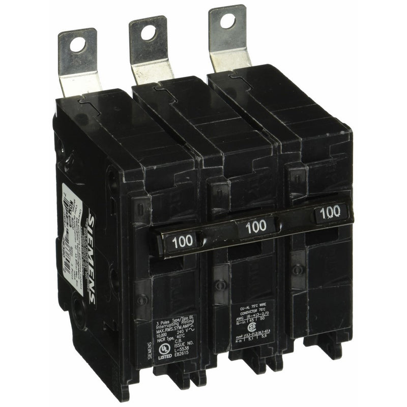 Siemens B3100 100-Amp Three Pole 240-Volt 10KAIC Bolt in Breaker