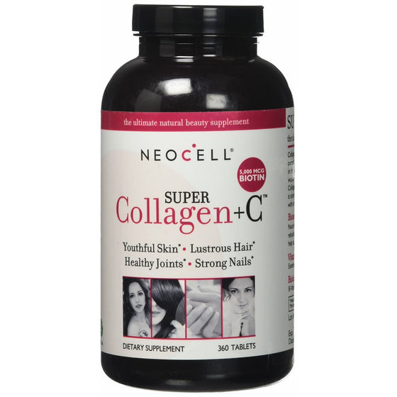 NeoCell Super Collagen Type I & III Vitamin C - 360 Tablets