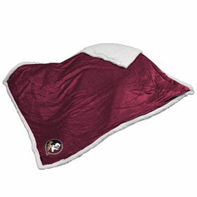 Logo Brands NCAA Florida State Sherpa Throw Blanket
