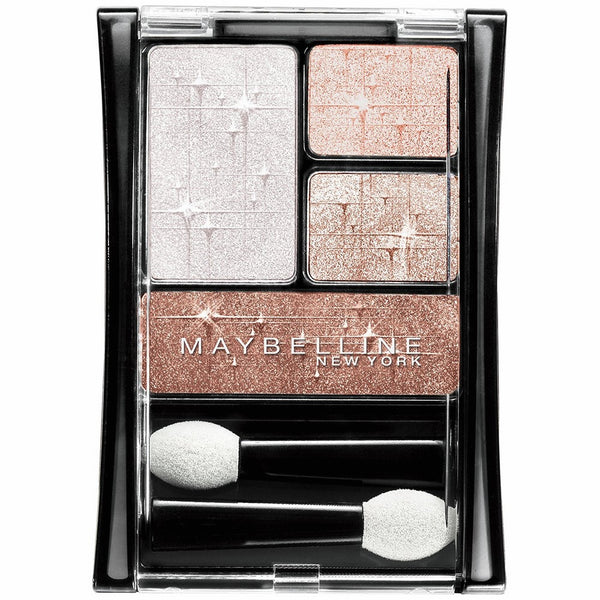 Maybelline New York Expert Wear Luminous Lights Eyshadow Quad, Rose Lights, 0.17 Ounce