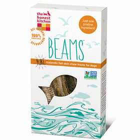 Honest Kitchen The Beams Grain Free Dog Chew Treats - Natural Human Grade Dehydrated Fish Skins, 7 oz Tall
