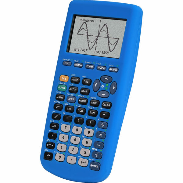 Guerrilla Silicone Case for Texas Instruments TI-83 Plus Graphing Calculator, Blue