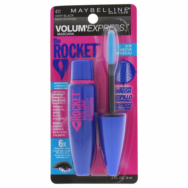 Maybelline New York Volum' Express The Rocket Waterproof Mascara, Very Black, 0.3 fl. oz.