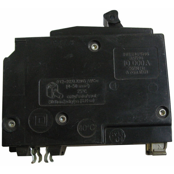 Square D Type QO 2-Pole Molded Case Circuit Breaker 100A QO2100