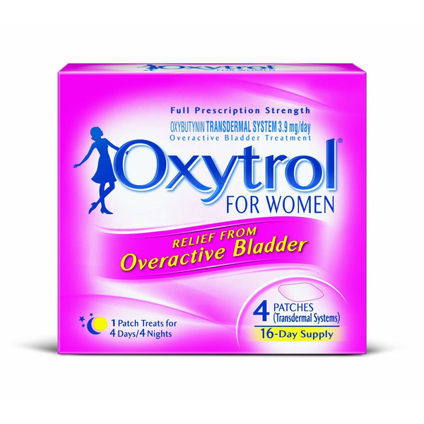 Oxytrol for Women Overactive Bladder Transdermal Patch, 4 Count