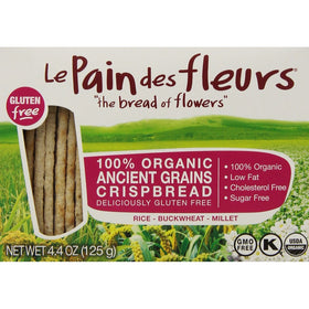 Les Pain des Fleurs Crispbread, Ancient Grain, 4.4 Ounce