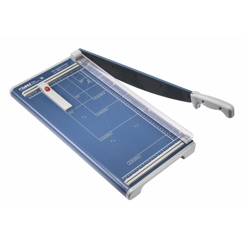 Dahle 534 Professional Guillotine Trimmer, 18" Cut Length, 15 Sheet Capacity, Self-Sharpening, Manual Clamp, German Engineered Cutter