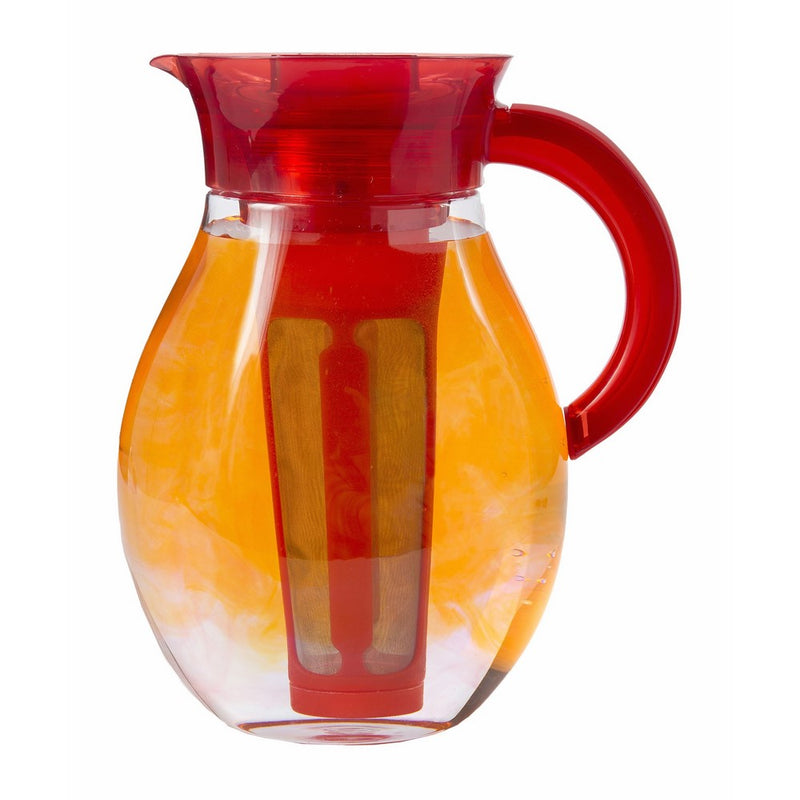 Primula The Big Iced Tea Maker - 1 Gallon Beverage Pitcher, Red