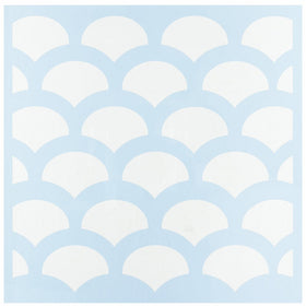 Clear Scraps Fish Scales Stencils, 12 by 12"