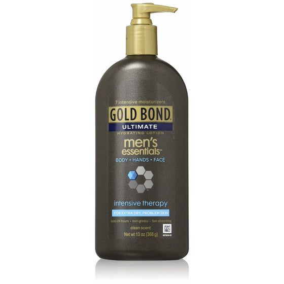 Gold Bond Men's Essentials Intensive Therapy Lotion, 13 Ounce