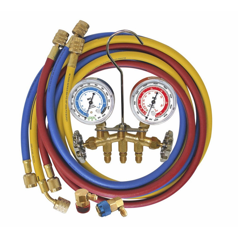 MASTERCOOL 66661 Brass Manifold Gauge Set