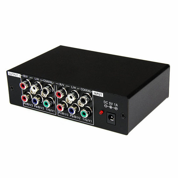 StarTech.com ST123HDA 3 Port Component Video Splitter with Digital Audio