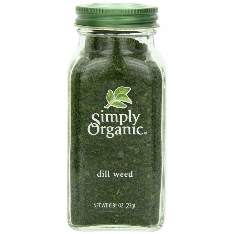 Simply Organic Dill Weed Cut & Sifted Certified Organic, 0.81-Ounce Container