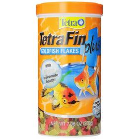 Tetra TetraFin PLUS Goldfish Flakes with Algae, 7.06-Ounce