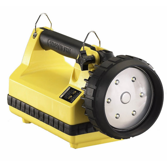 Streamlight 45821 E-Flood Litebox Rechargeable Lantern System with AC/DC Charger, Shoulder Strap and Mounting Rack, Yellow