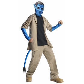 Avatar Child's Deluxe Costume And Mask, Jake Sully Costume-Medium
