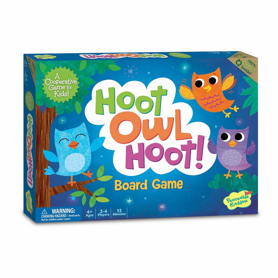 Peaceable Kingdom Hoot Owl Hoot Award Winning Cooperative Matching Game for Kids