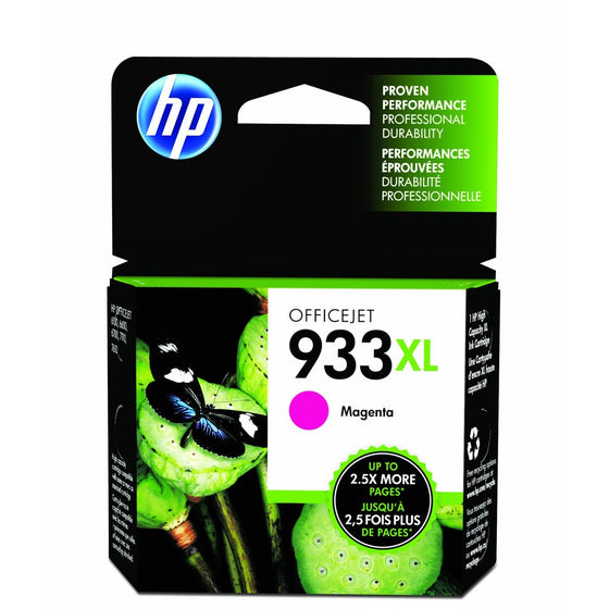 HP 933XL Original Ink Cartridge, Magenta High Yield (CN055AN) for HP Officejet 6100 6600 6700 7110 7510 7610 7612