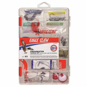 Eagle Claw E.C. Fresh Water Tackle Kit, 83 Piece