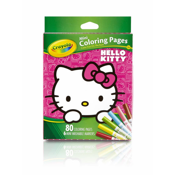 Crayola Hello Kitty Mini Coloring Pages