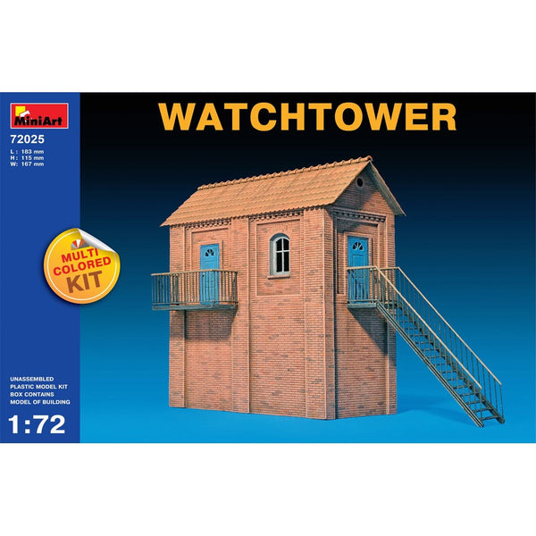 Miniart 1:72 - Watchtower(multi Coloured Kit)