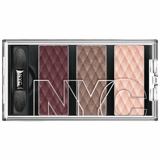 N.Y.C. New York Color HD Color Trio Eye Shadow, Central Park Plums, 0.158 Ounce