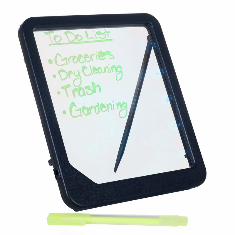 Trademark Glowing LED Writing Menu Message Board, Clear
