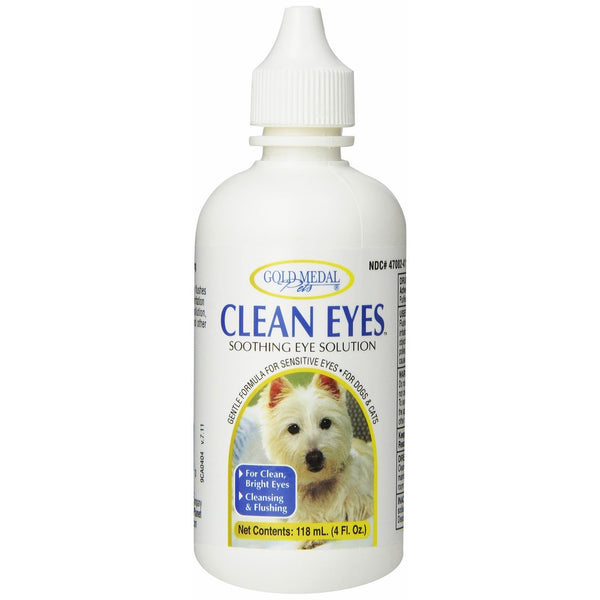 Gold Medal Pets Clean Eyes for Cats and Dogs, 4 oz.