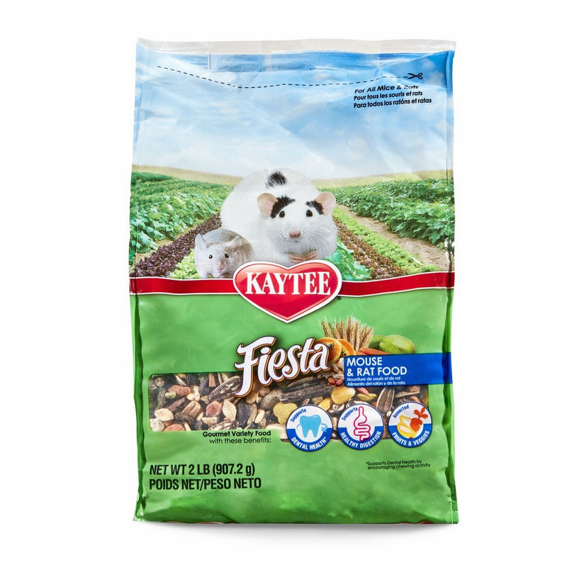Kaytee Fiesta Mouse and Rat Food, 2-lb bag