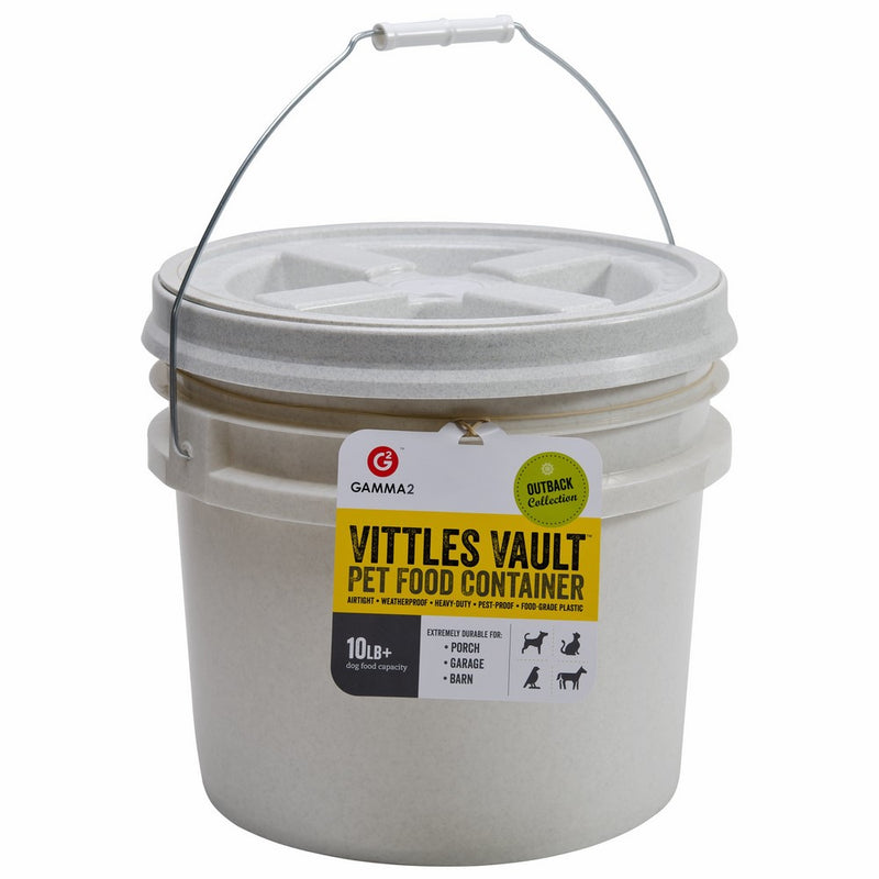 GAMMA2 Vittles Vault 10 lb Airtight Bucket Container for Food Storage, Food Grade and BPA Free