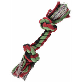 Mammoth Flossy Chews Cottonblend Color Rope Bone, Medium, 12-Inch