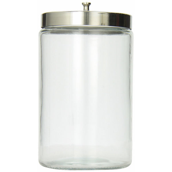 Apothecary Jar for Doctor Office Supplies Medical Glass Sundry Jar - Medical Container Jar with Lid for Medical Office Supplies