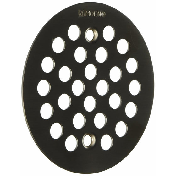 Moen 101664BN Kingsley 4-1/4-Inch Screw-In Shower Strainer, Brushed Nickel