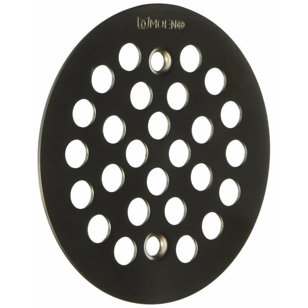 Moen 101664BN Kingsley 4-1/4-Inch Screw-In Shower Strainer, Brushed Nickel