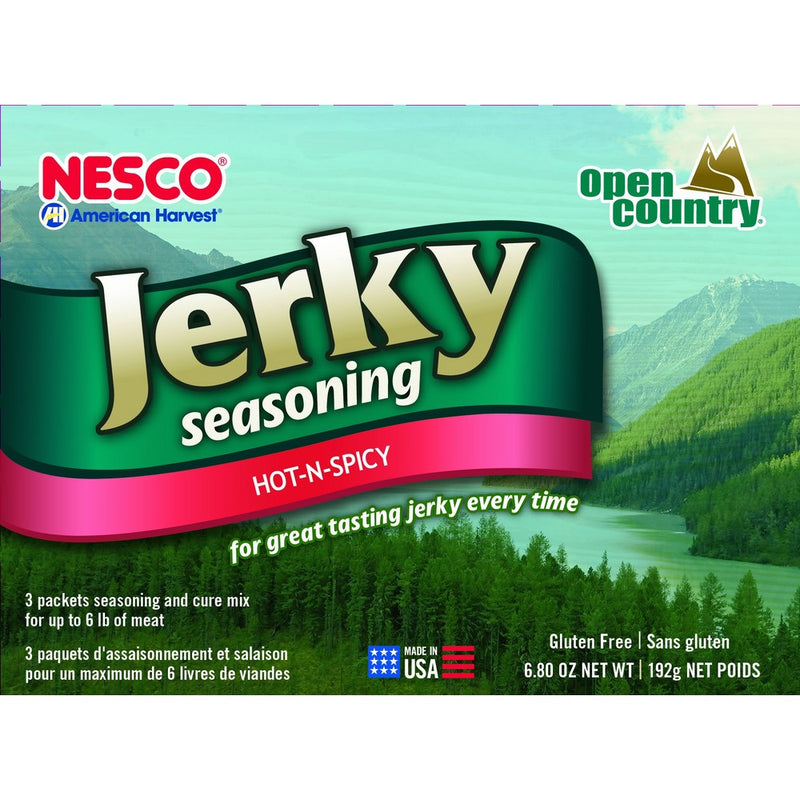 Nesco – Jerky Spice Works – Hot and Spicy Flavor Seasoning – 3 Pack